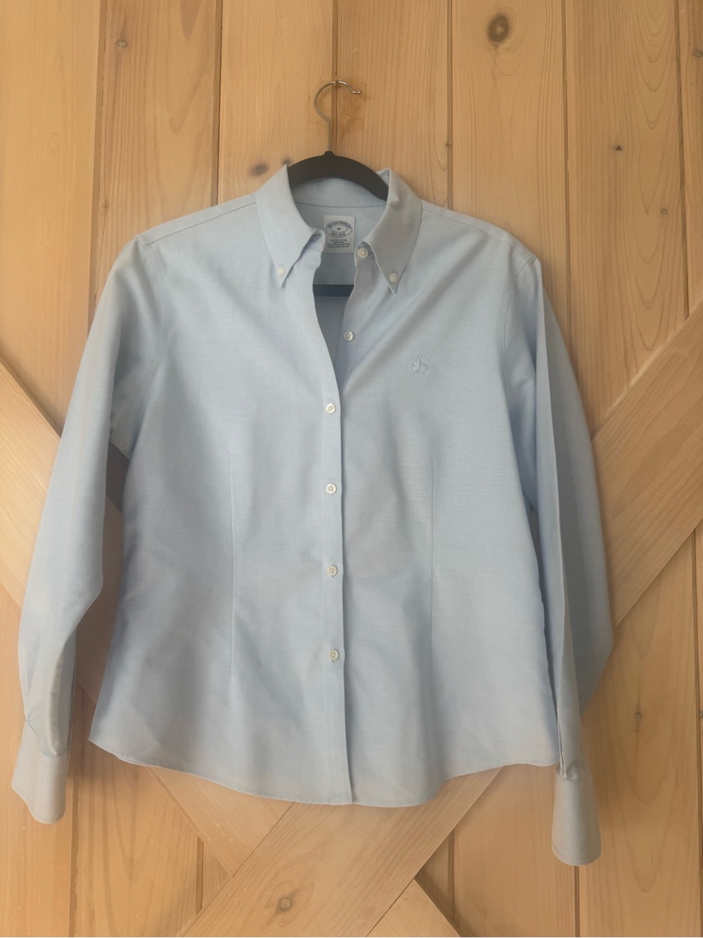 Brooks Brothers Button Down Shirt Supima Cotton Petite Fit 8P